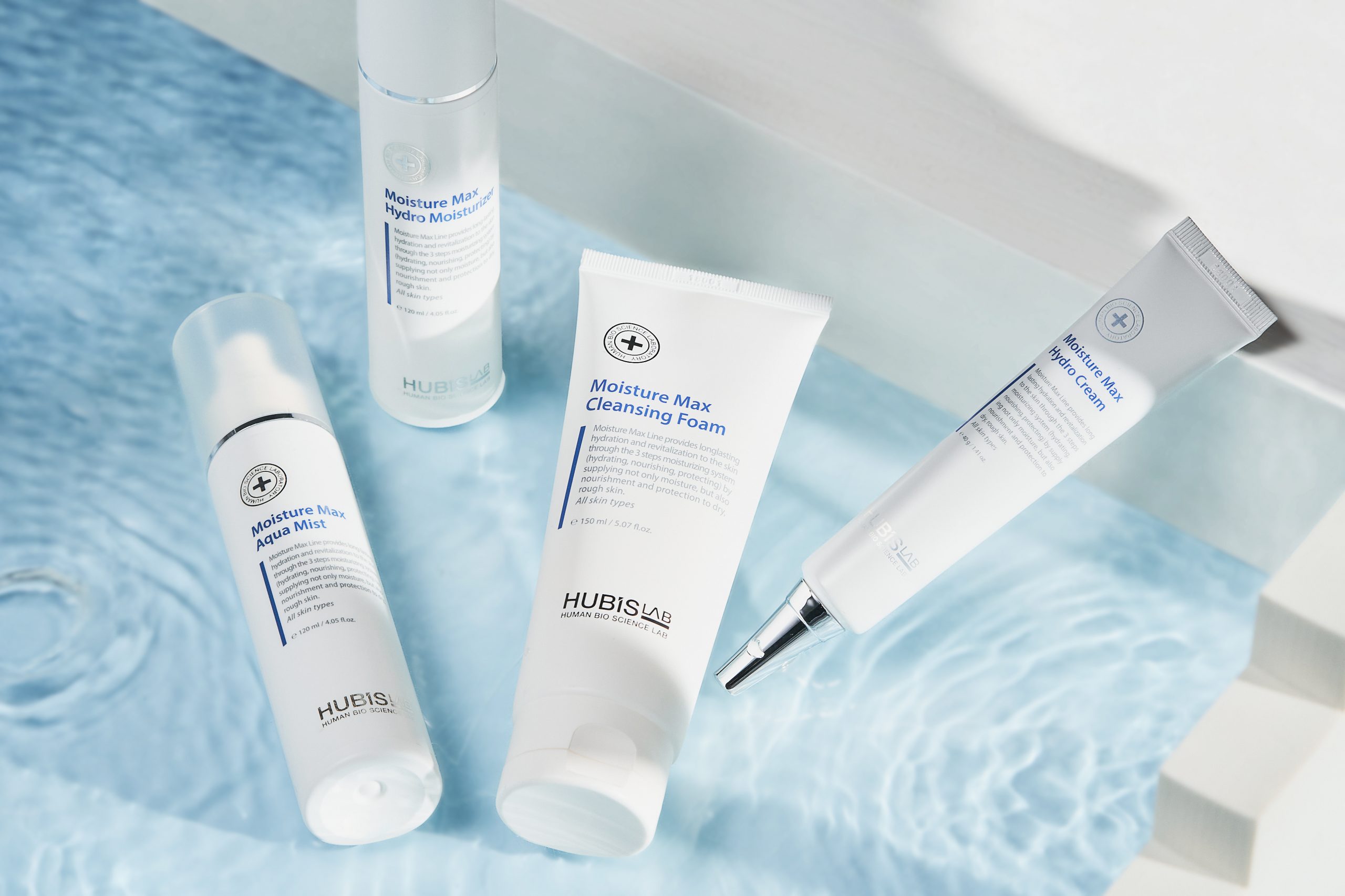 HUBISLAB Moisture Max skincare collection